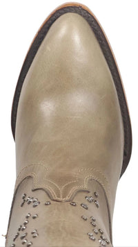 Women´s Silverton Taylor All Leather Snip Toe Knee High Boots - Stone - OriginalWestern.com