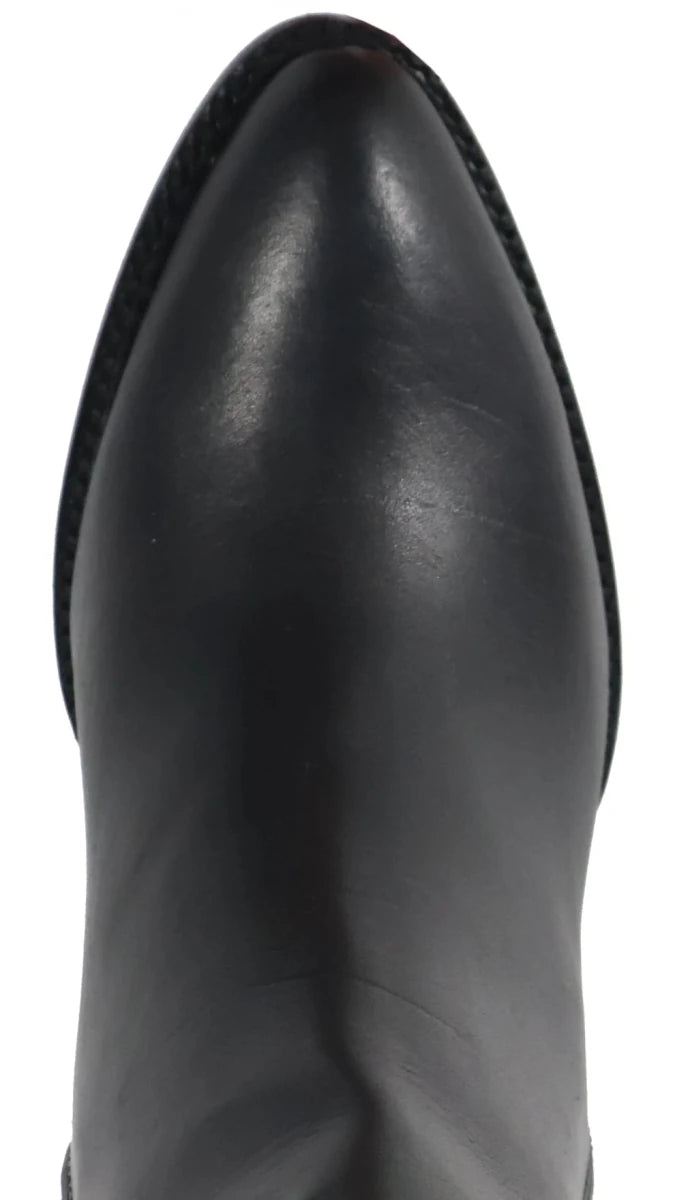 Women´s Silverton Walker All Leather Snip Toe Short Boots-Black - OriginalWestern.com