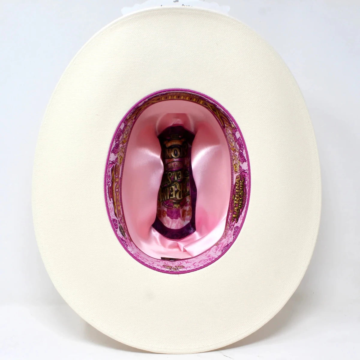 Women's Stone Reina del Sur 1,000X Western Cowgirl Straw Hat Sinaloa Style - Pink - OriginalWestern.com
