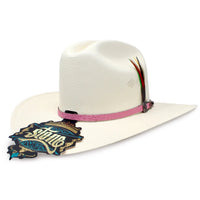 Women's Stone Reina del Sur 1,000X Western Cowgirl Straw Hat Sinaloa Style - Pink - OriginalWestern.com