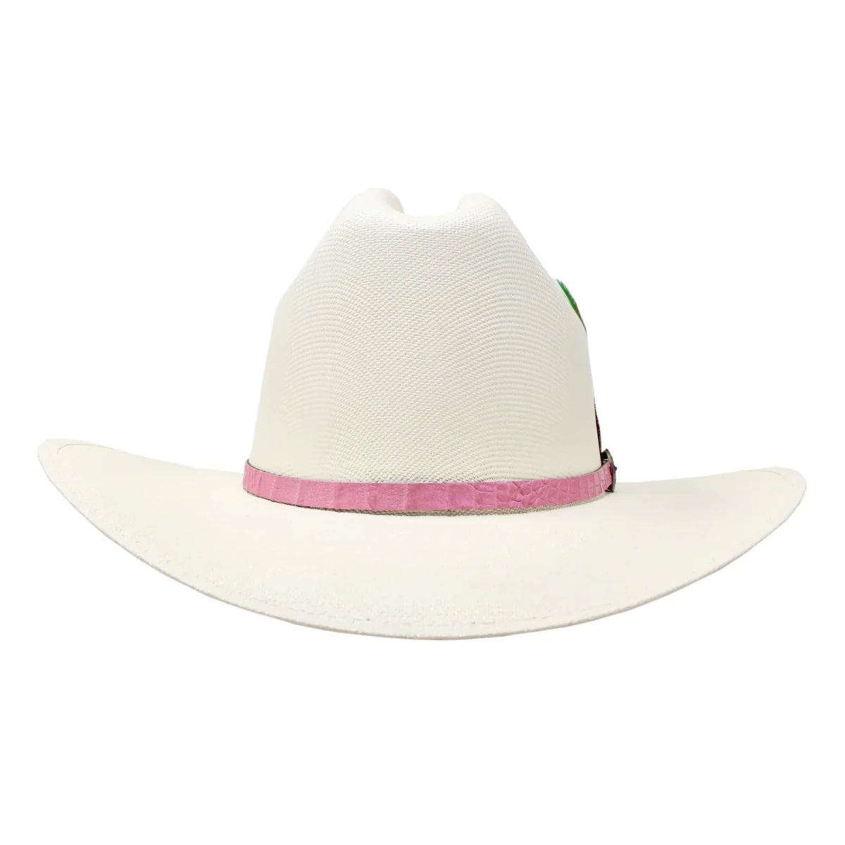 Women's Stone Reina del Sur 1,000X Western Cowgirl Straw Hat Sinaloa Style - Pink - OriginalWestern.com