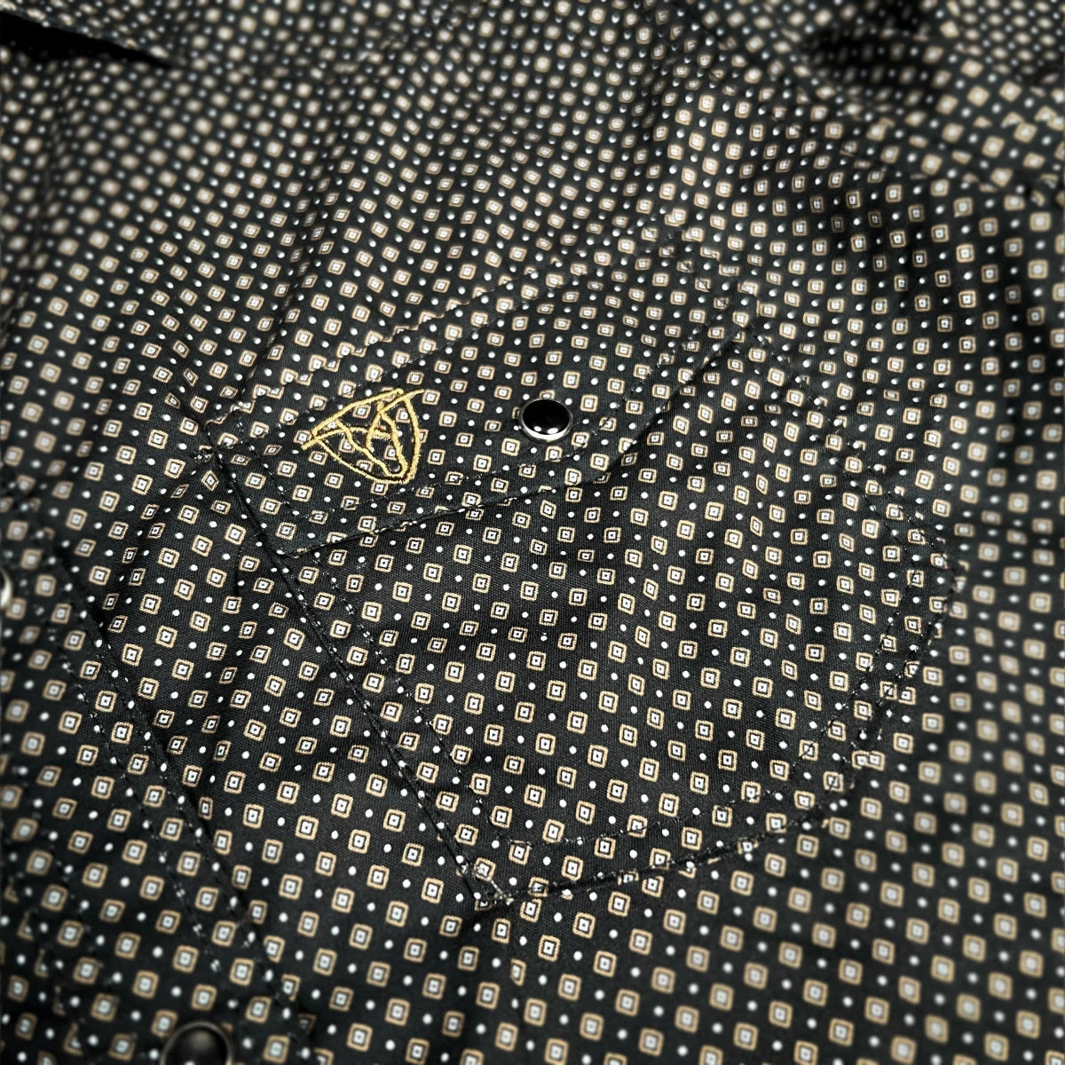 Women's Western Button Down Long Sleeve Shirt - BLACK RC 31 - OriginalWestern.com