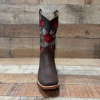 Women's Western Cowgirl Boots Cuban Heel Brown Est. 953 - OriginalWestern.com
