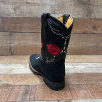 Women's Western Cowgirl Boots Genuine Leather Est. 706 Black - OriginalWestern.com