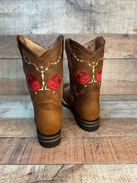 Women's Western Cowgirl Boots Genuine Leather Est. 706 Tan - OriginalWestern.com