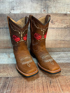 Women's Western Cowgirl Boots Genuine Leather Est. 706 Tan - OriginalWestern.com