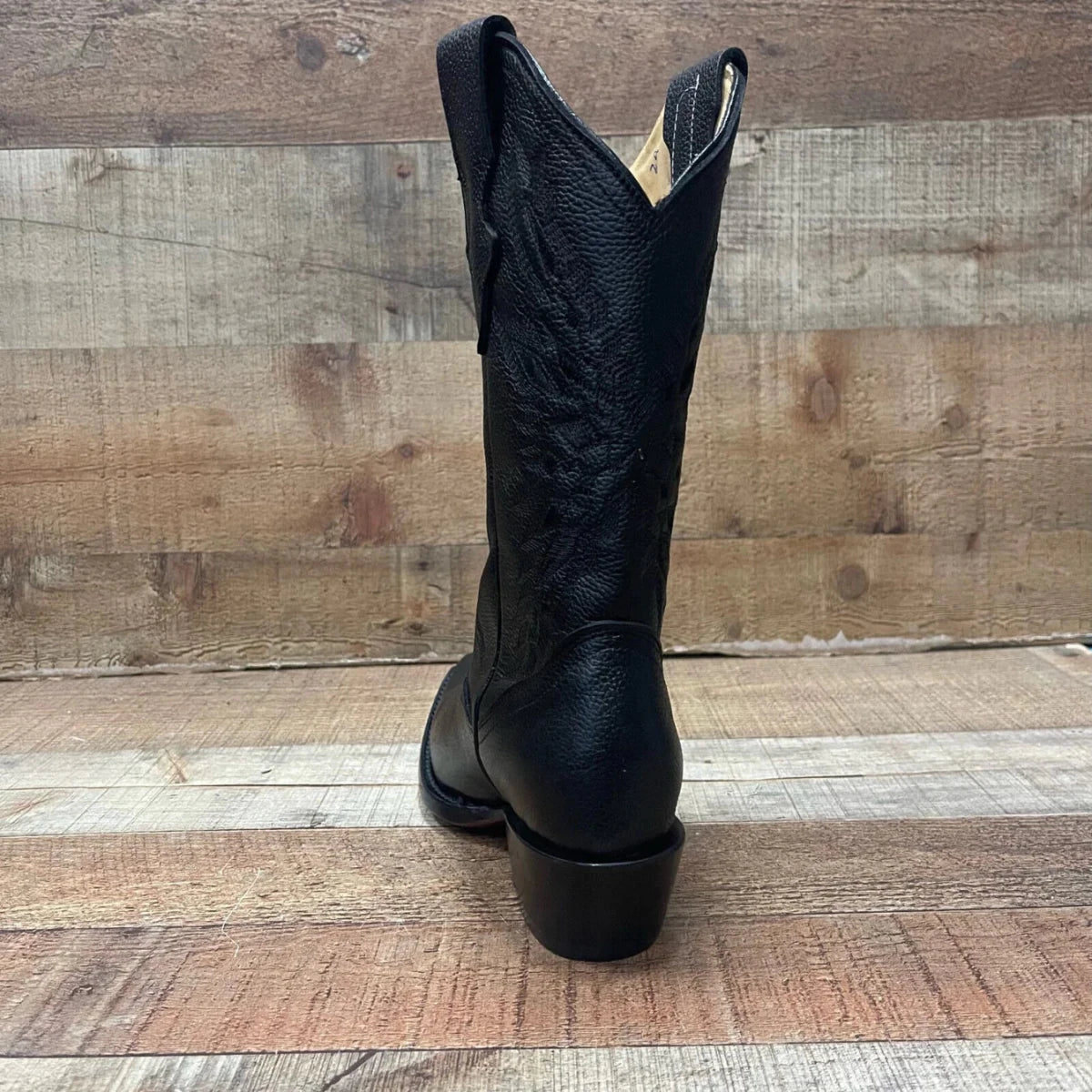 Women's Western Cowgirl Boots Pointed Toe Est. 504 Black - OriginalWestern.com
