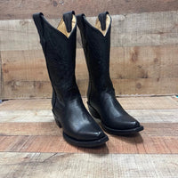 Women's Western Cowgirl Boots Pointed Toe Est. 504 Black - OriginalWestern.com