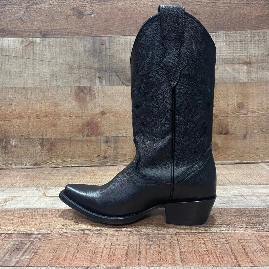 Women's Western Cowgirl Boots Pointed Toe Est. 504 Black - OriginalWestern.com