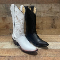 Women's Western Cowgirl Boots Pointed Toe Est. 504 White - OriginalWestern.com