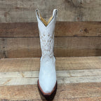 Women's Western Cowgirl Boots Pointed Toe Est. 504 White - OriginalWestern.com