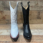 Women's Western Cowgirl Boots Pointed Toe Est. 504 White - OriginalWestern.com