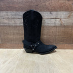 Women's Western Cowgirl Boots Pointed Toe With Harness Est. 501 Black - OriginalWestern.com