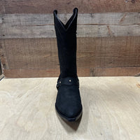 Women's Western Cowgirl Boots Pointed Toe With Harness Est. 501 Black - OriginalWestern.com