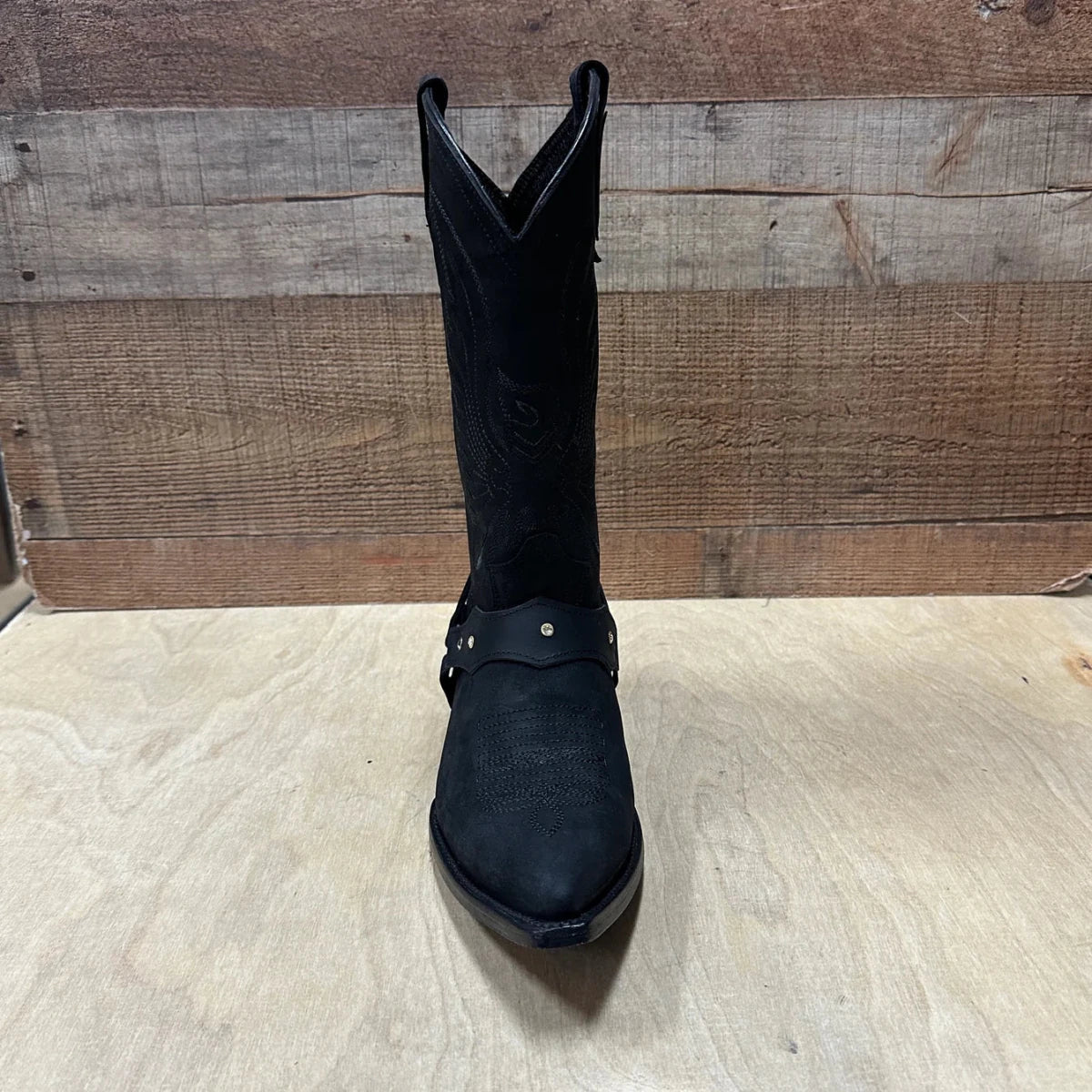 Women's Western Cowgirl Boots Pointed Toe With Harness Est. 501 Black - OriginalWestern.com