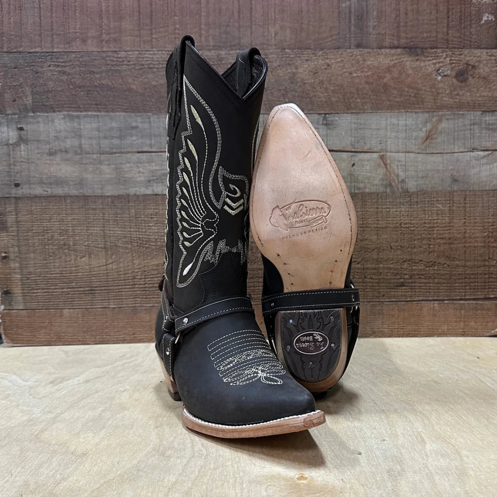 Women's Western Cowgirl Boots Pointed Toe With Harness Est. 501 Brown - OriginalWestern.com