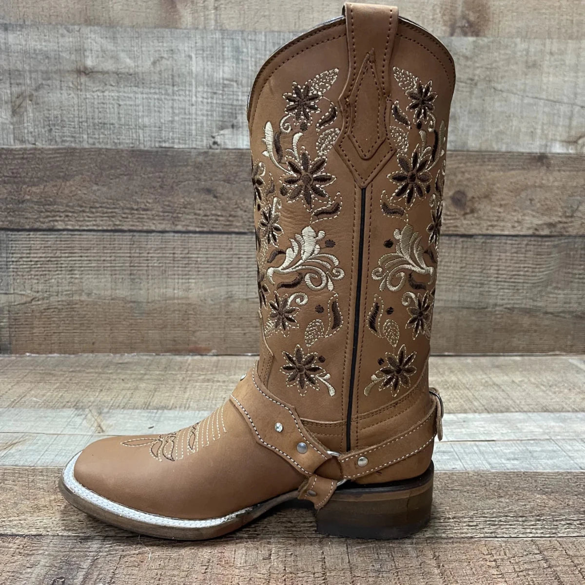 Women's Western Cowgirl Boots with Harness Est. 114 Gold - OriginalWestern.com