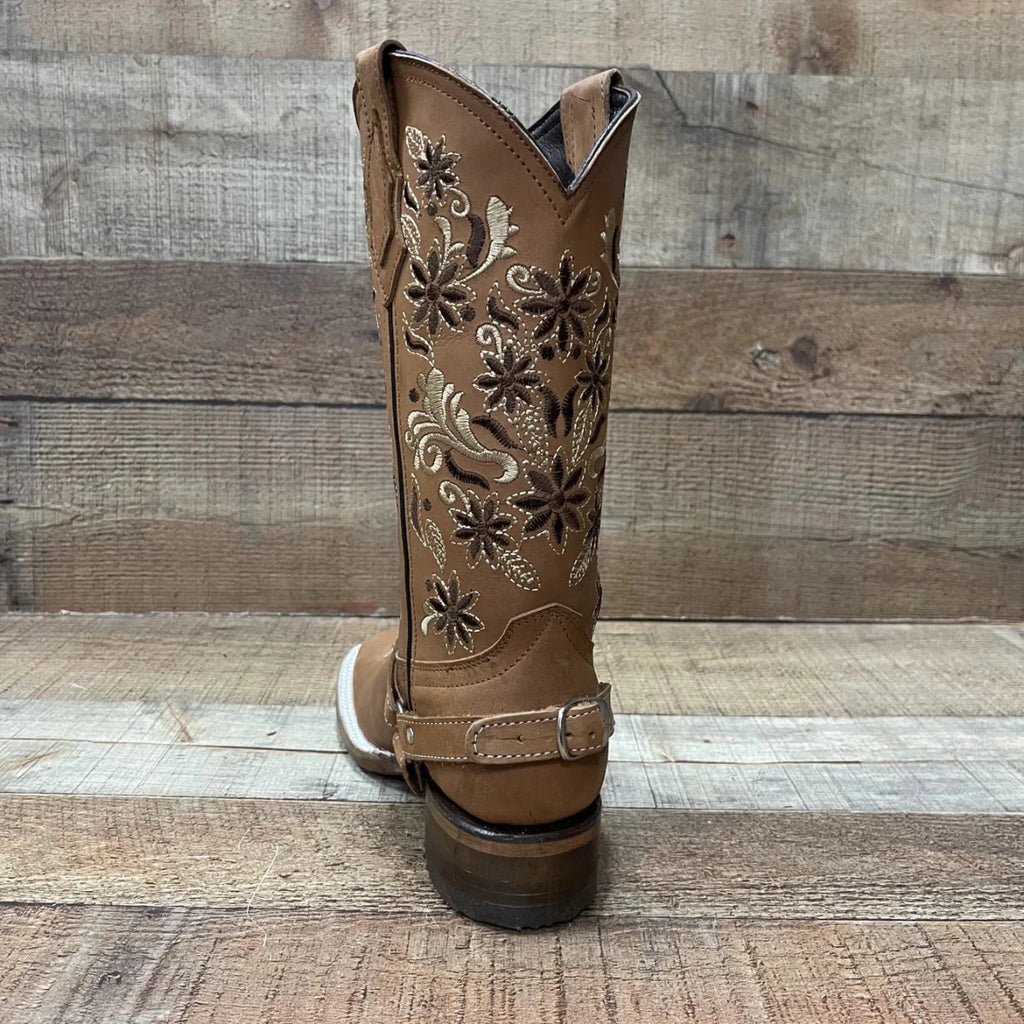 Women's Western Cowgirl Boots with Harness Est. 114 Gold - OriginalWestern.com