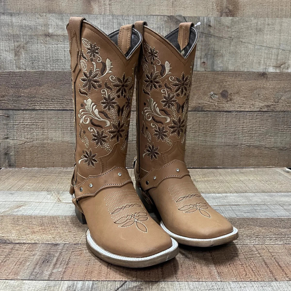 Women's Western Cowgirl Boots with Harness Est. 114 Gold - OriginalWestern.com