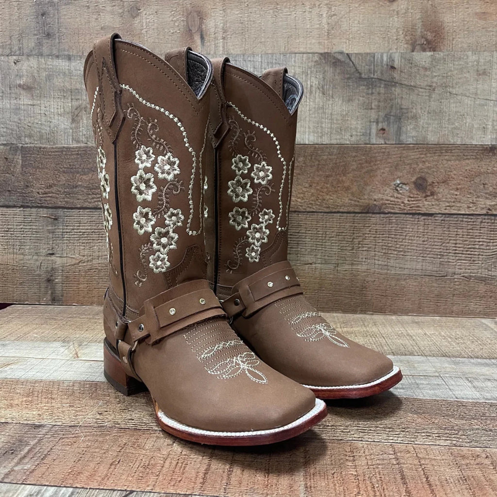 Women's Western Cowgirl Genuine Leather Boots With Detachable Harness Est. 100 - OriginalWestern.com
