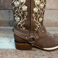 Women's Western Cowgirl Genuine Leather Boots With Detachable Harness Est. 101 - OriginalWestern.com
