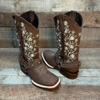 Women's Western Cowgirl Genuine Leather Boots With Detachable Harness Est. 101 - OriginalWestern.com