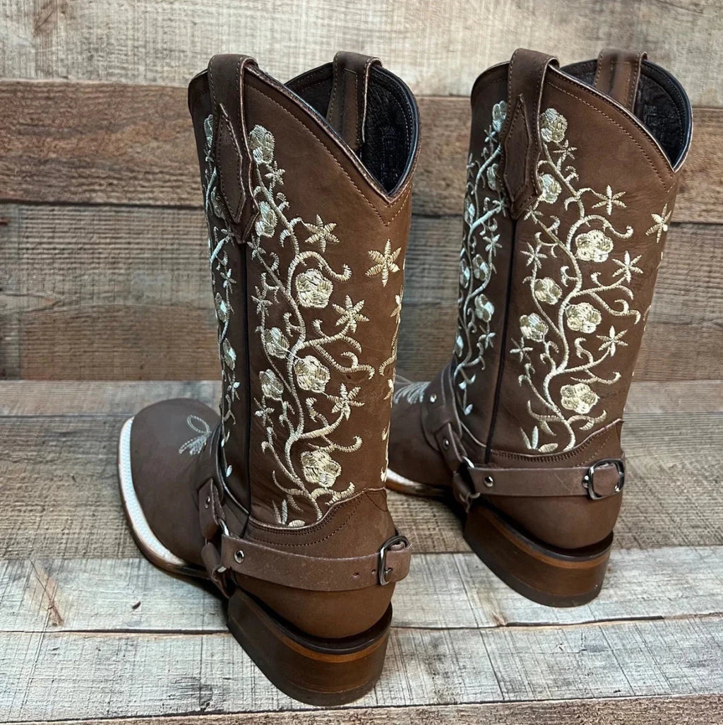 Women's Western Cowgirl Genuine Leather Boots With Detachable Harness Est. 101 - OriginalWestern.com