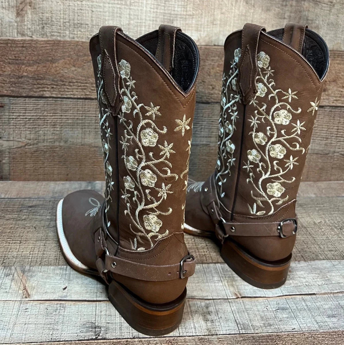 Women's Western Cowgirl Genuine Leather Boots With Detachable Harness Est. 101 - OriginalWestern.com