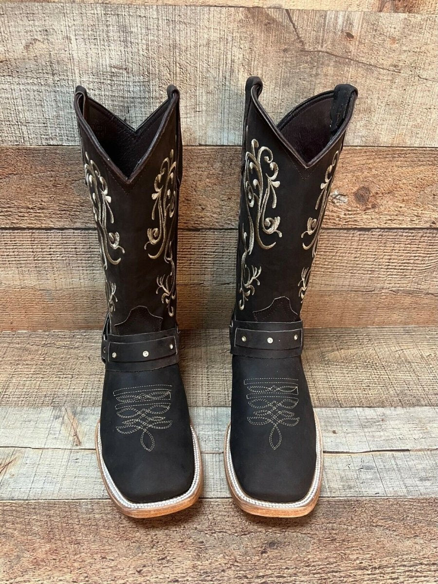 Women's Western Cowgirl Genuine Leather Boots With Detachable Harness Est. 102 - OriginalWestern.com
