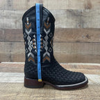 Women's Western Cowgirl Genuine Leather Handwoven Petatillo Boots Est. 862 - OriginalWestern.com