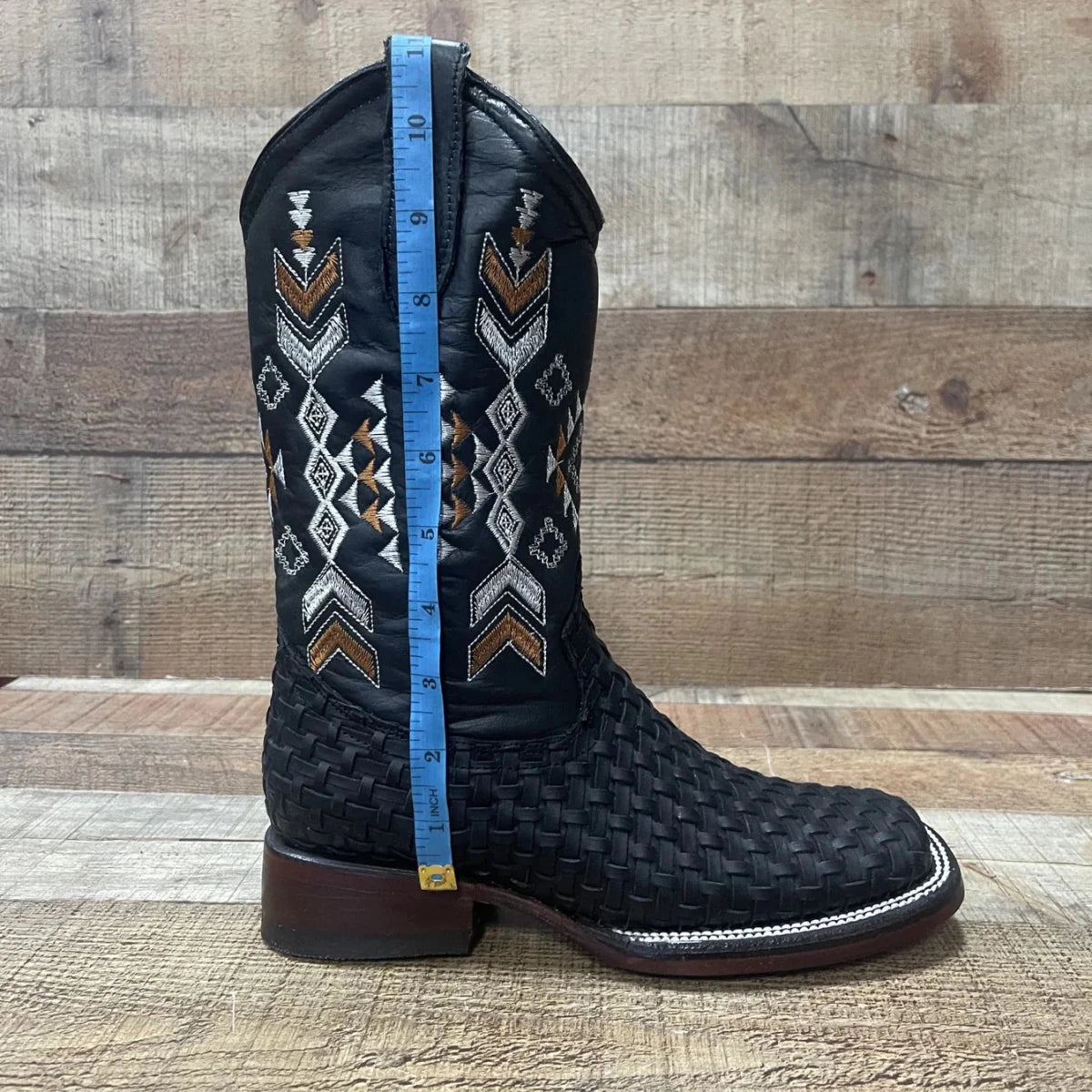 Women's Western Cowgirl Genuine Leather Handwoven Petatillo Boots Est. 862 - OriginalWestern.com