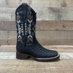 Women's Western Cowgirl Genuine Leather Handwoven Petatillo Boots Est. 862 - OriginalWestern.com