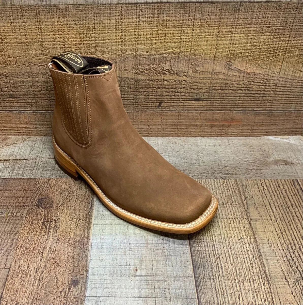 Women's Western Cowgirl Square Toe Half Boots Est. 710 Honey - OriginalWestern.com