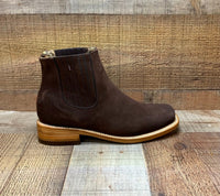 Women's Western Cowgirl Square Toe Half Boots Est. 710 Moka - OriginalWestern.com