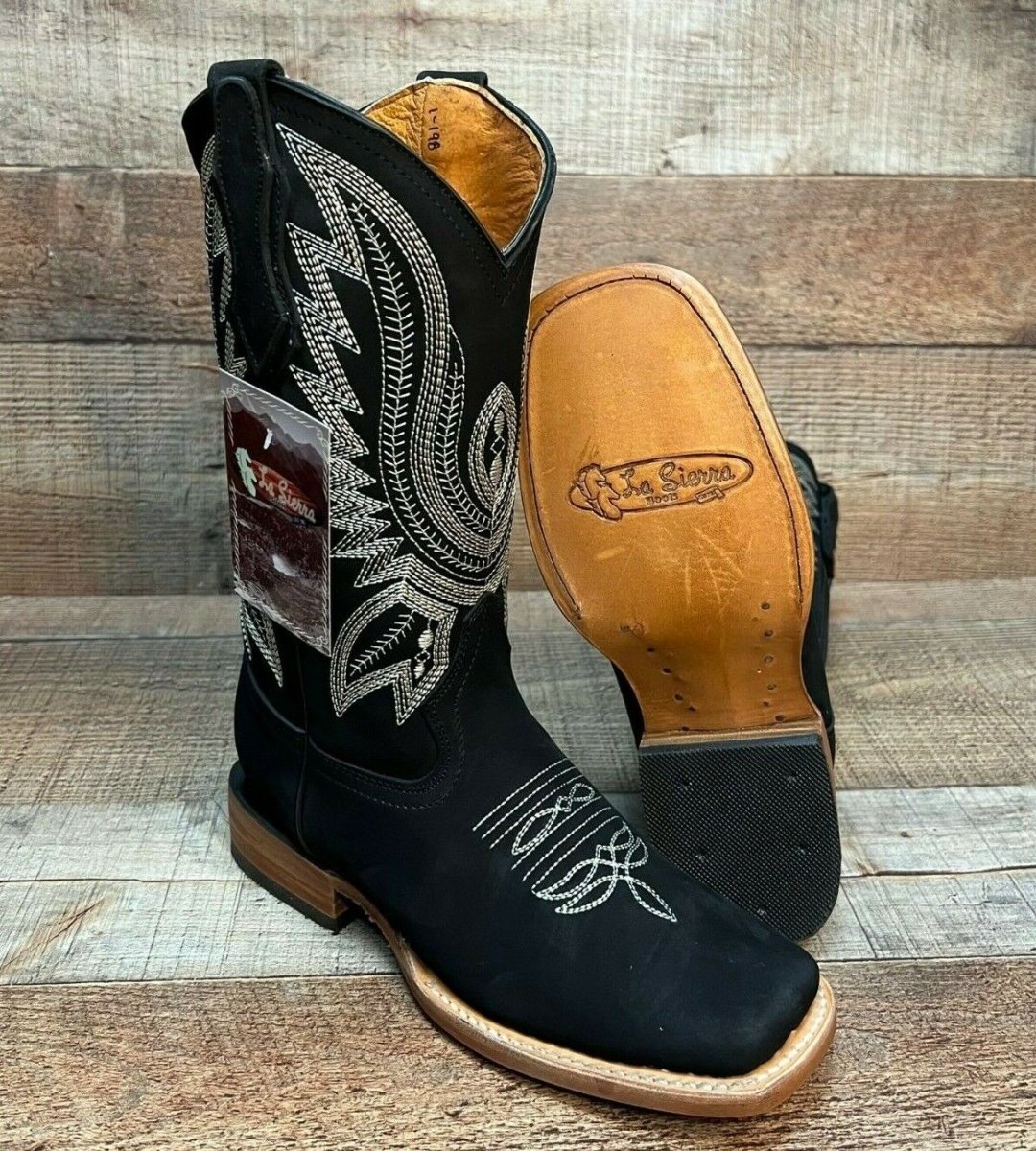 Women's Western Rodeo Boots Est. 801 Black - OriginalWestern.com