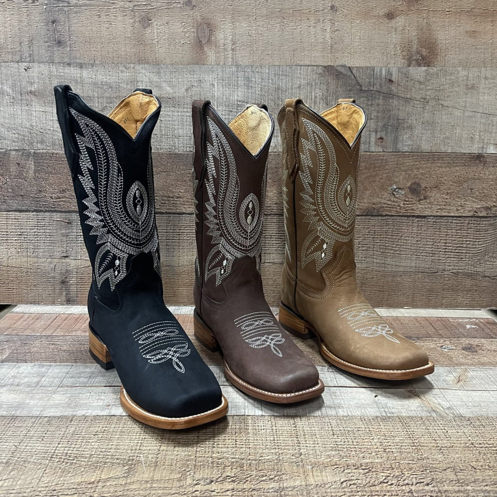 Women's Western Rodeo Boots Est. 801 Camel - OriginalWestern.com