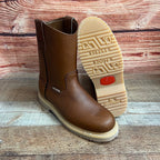Women's Work Boots Pull On Leather Oil Water Resistant Round Toe Est. 305 - OriginalWestern.com