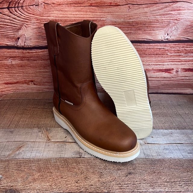 Women's Work Boots Ruper Genuine Leather Oil Water Resistant Est. 315 Gold - OriginalWestern.com