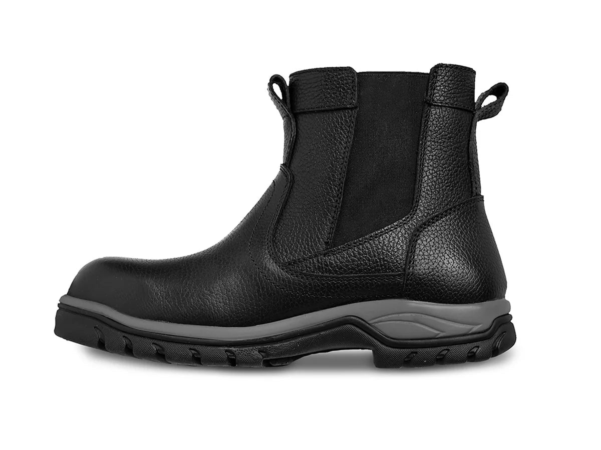 Workland 77420 Full Grain Leather Pull Up Work Boot– Black - OriginalWestern.com