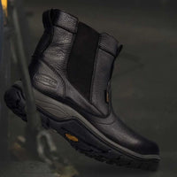 Workland 77420 Full Grain Leather Pull Up Work Boot– Black - OriginalWestern.com