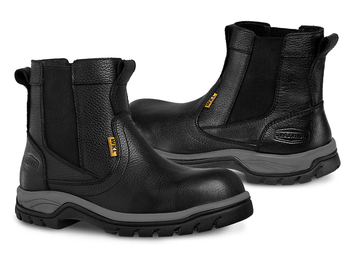 Workland 77420 Full Grain Leather Pull Up Work Boot– Black - OriginalWestern.com