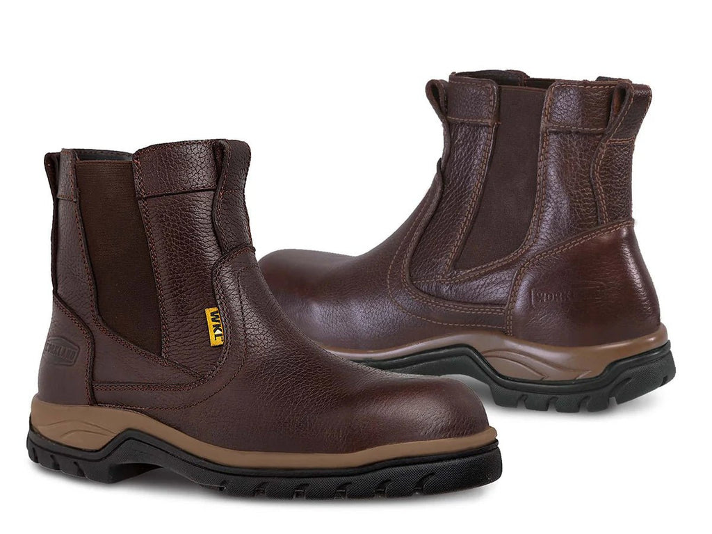Workland 77420 Full Grain Leather Pull Up Work Boot– Brown - OriginalWestern.com