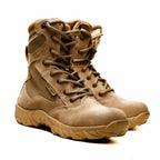Workland Combat Comfort Zipper and Lace Work Boot–Sand - OriginalWestern.com