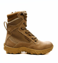 Workland Combat Comfort Zipper and Lace Work Boot–Sand - OriginalWestern.com